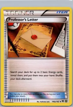 PROFESSOR'S LETTER - 146A/162 - ALTERNATE ART PROMOS - HOLO - LP - Image 1