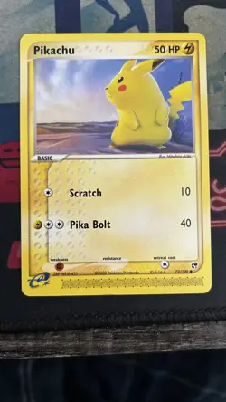 Pokemon Sandstorm 2003 Pikachu Common 72/100 2003 NM - Image 1