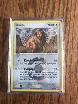 Pokemon Tauros EX FireRed & LeafGreen 16 Reverse Holo Rare - Image 1