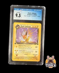 Dark Jolteon 1st Edition Pokemon TCG Team Rocket 38/82 - Image 1