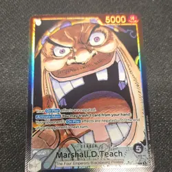 One Piece Marshall D. Teach OP09-081 Bandai Leader Special Foil 5000 - Image 1