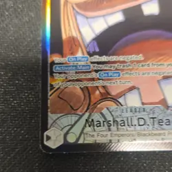 One Piece Marshall D. Teach OP09-081 Bandai Leader Special Foil 5000 - Image 4