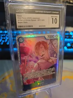 🔥 Sanji OP11-051 Super Rare One Piece Certified Gem Mint 10 💎🔥 - Image 2