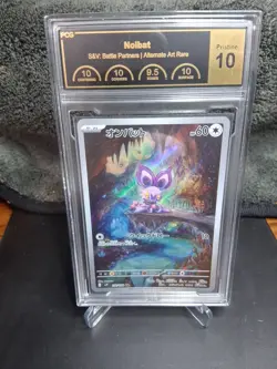 Pristine 10 Noibat 111/100 AR Art Rare Battle Partners sv9 Pokemon Card - Image 2