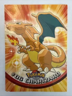#06 Charizard Topps TV Animated Animation Edition Pokemon Card - Image 1
