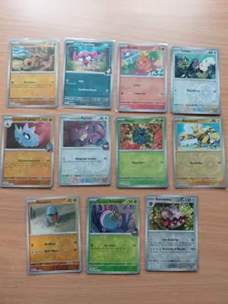 Pokemon TCG Destined Rivals Reverse Holo Bundle Job Lot X 11 Cards - Image 1