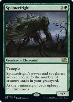 Splinterfright FOIL Double Masters 2022 NM Green Rare MAGIC MTG CARD ABUGames - Image 1