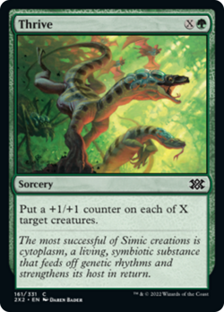 Thrive FOIL Double Masters 2022 NM Green Common MAGIC GATHERING CARD ABUGames - Image 1