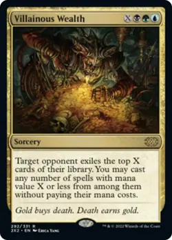 Villainous Wealth FOIL Double Masters 2022 NM Rare CARD ABUGames - Image 1
