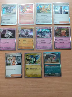 Pokemon TCG Paldean Fates Holo Bundle Job Lot X 11 Cards - Image 1