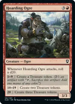Hoarding Ogre FOIL Commander Legends: Battle for Baldur's Gate NM CARD ABUGames - Image 1