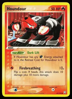 Houndour 60/109 Common Team Rocket Returns Pokemon Card - Image 1