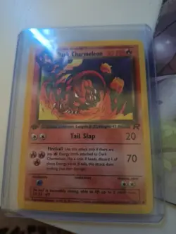 Pokemon Dark Charmeleon TCG Card 32/82 1st Edition - Image 3