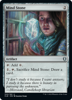 Mind Stone FOIL Commander Legends: Battle for Baldur's Gate NM CARD ABUGames - Image 1