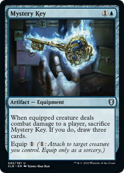 Mystery Key FOIL Commander Legends: Battle for Baldur's Gate NM CARD ABUGames - Image 1