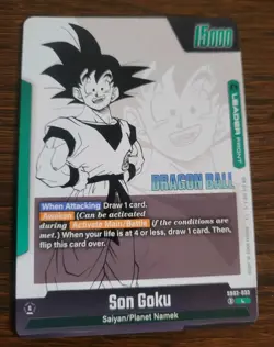 2025 Dragon Ball Super Card Game Son Goku #SB02-033 - Image 3