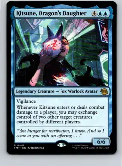 Magic the Gathering Kitsune, Dragon's Daughter Teenage Mutant Ninja Turtles MTG - Image 1