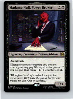 Magic the Gathering Madame Null, Power Broker Teenage Mutant Ninja Turtles MTG - Image 1