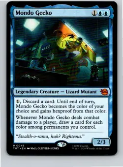 Magic the Gathering Mondo Gecko Teenage Mutant Ninja Turtles MTG Free Shipping! - Image 1