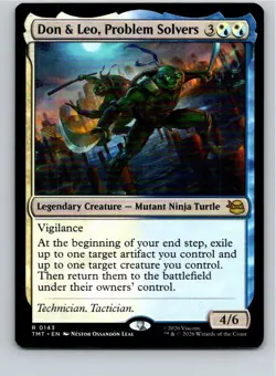 Magic the Gathering Don & Leo, Problem Solvers Teenage Mutant Ninja Turtles MTG - Image 1