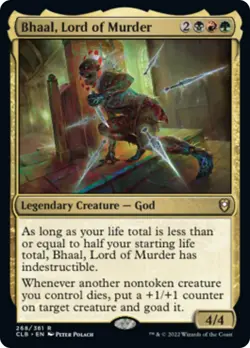 Bhaal, Lord of Murder FOIL Commander Legends: Battle for Baldur's Gate NM - Image 1