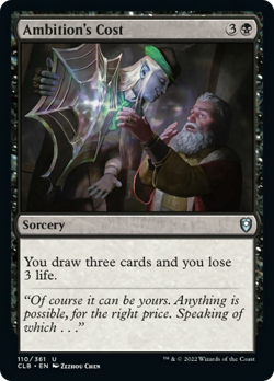 Ambition's Cost FOIL Commander Legends: Battle for Baldur's Gate NM ABUGames - Image 1