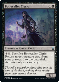 Bonecaller Cleric FOIL Commander Legends: Battle for Baldur's Gate NM ABUGames - Image 1