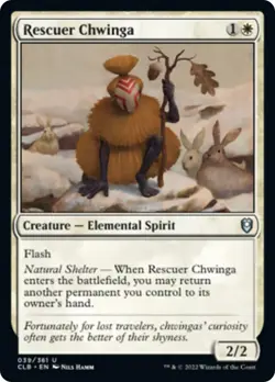 Rescuer Chwinga FOIL Commander Legends: Battle for Baldur's Gate NM ABUGames - Image 1