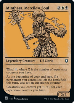 Minthara Merciless Soul Showcase FOIL CMDR Legends Baldurs Gate NM - Image 1