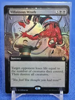 Villainous Wrath (Extended Art) Marvel's Spider-Man Foil - Image 1