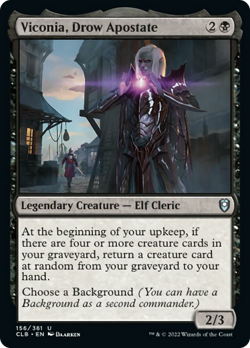 Viconia, Drow Apostate FOIL Commander Legends: Battle for Baldur's Gate NM - Image 1