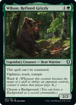 Wilson, Refined Grizzly FOIL Commander Legends: Battle for Baldur's Gate NM - Image 1