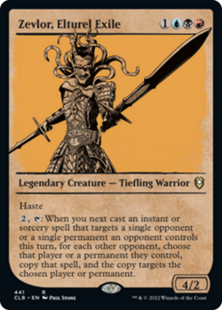 Zevlor Elturel Exile Showcase FOIL CMDR Legends Baldurs Gate NM - Image 1