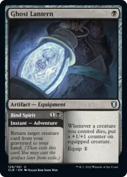 Ghost Lantern / Bind Spirit FOIL Commander Legends: Battle for Baldur's Gate NM - Image 1