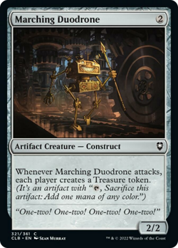 Marching Duodrone FOIL Commander Legends: Battle for Baldur's Gate NM ABUGames - Image 1