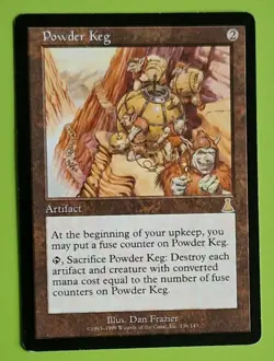 MTG POWDER KEG x1, Urza's Destiny. Very Good. PRE MODERN, Commander - Image 1