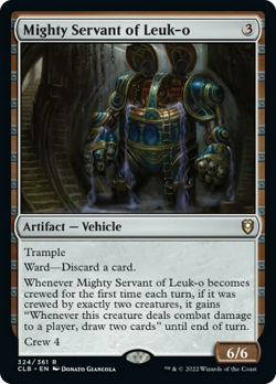 Mighty Servant of Leuk-o FOIL Commander Legends: Battle for Baldur's Gate NM - Image 1