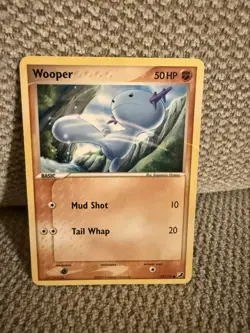 WOOPER 79/115 EX Unseen Forces Non-Holo Pokemon Card - Image 1
