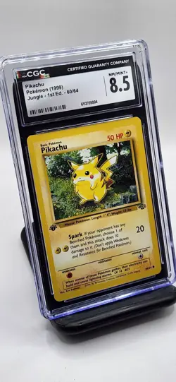 Pikachu - Pokemon Jungle 1st Edition 60/64, NM/Mint+ (CGC 8.5) - Image 1
