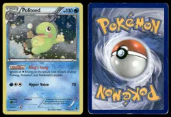 POLITOED 18/111 HOLO RARE FURIOUS FISTS POKEMON MP - Image 1