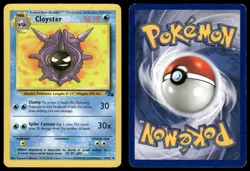 CLOYSTER 32/62 UNCOMMON FOSSIL POKEMON LP - Image 1