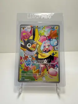 Pokemon Iono's Wattrel Full Art Illustration Rare Ascended Heros 231/217 - Image 2