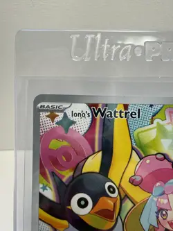 Pokemon Iono's Wattrel Full Art Illustration Rare Ascended Heros 231/217 - Image 3