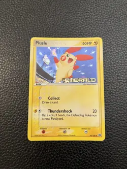 NM Plusle 39/106 Pokemon Emerald Reverse Holo - (Stamped) tgc pokemon ,Holo rare - Image 1