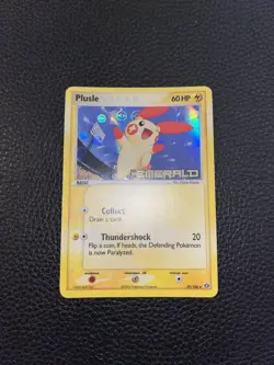 NM Plusle 39/106 Pokemon Emerald Reverse Holo - (Stamped) tgc pokemon ,Holo rare - Image 3
