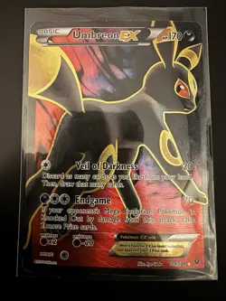 Umbreon EX 119/124 XY Fates Collide 2016 Full Art Holo Rare Pokemon Card TCG - Image 1