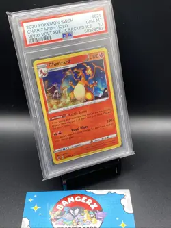 Pokemon Charizard Cracked Ice Holo 025/185 Deck Exclusives PSA 10 2020 English - Image 3