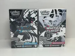 Pokemon Black Bolt & White Flare Booster Bundle Set of 2 Sealed New - Image 1