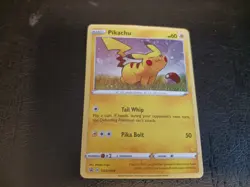 Pokemon Sword & Shield Pikachu SWSH039 Black Star Promo LP - Image 1