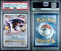 2021 Pokemon Celebrations Classic Collection 145 Garchomp C LV.X - Holo PSA 10 - Image 3